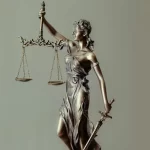 Justice představující spravedlnost